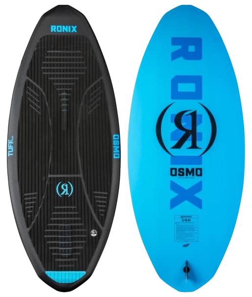 Ronix Osmo Tuff Tech Skim Wakesurf Board 55 in. [Black / Azure Blue]