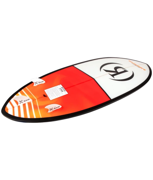 Ronix South Shore Skim Wakesurf Board w/ Straps [Lava Swirl] 5