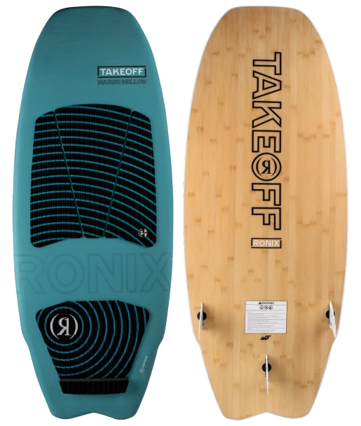 Ronix Takeoff Marsh 'Mellow' Wakesurf Board [Sapphire Blue/Bamboo]