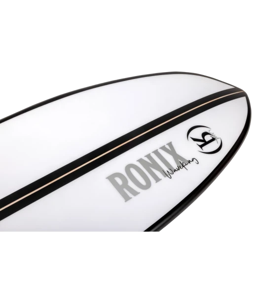 Ronix Wave King XL Flyweight Skim Wakesurf Board 5'4 [Arctic White/Black] 6