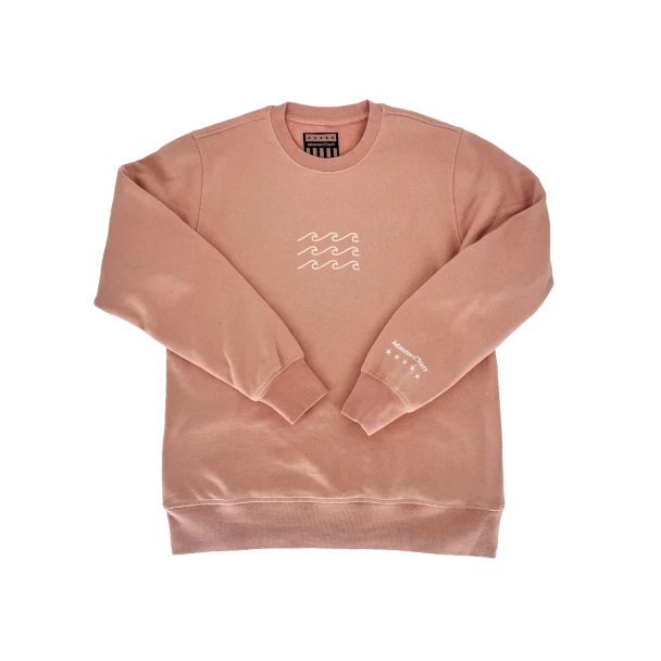 Mastercraft Wave Crewneck Women's Sweatshirt [Dusty Rose]
