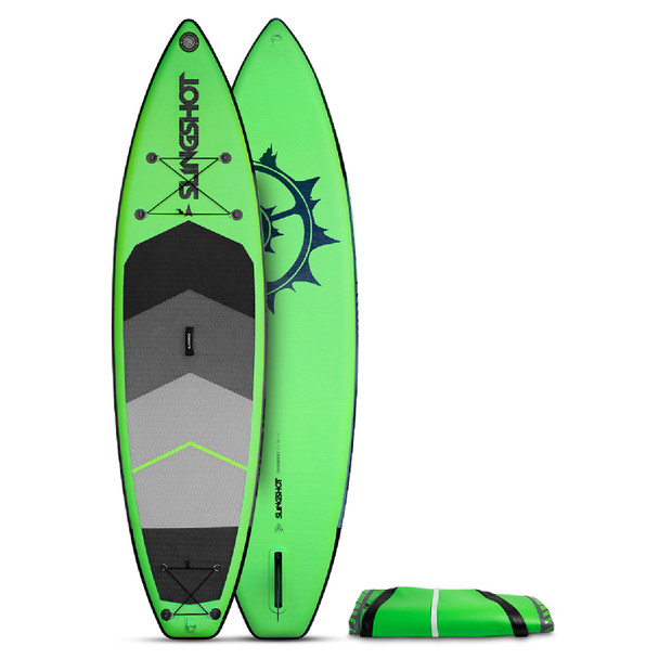 Slingshot Crossbreed Airtech 11' (Green) Inflatable Stand-Up Paddle Board 2022