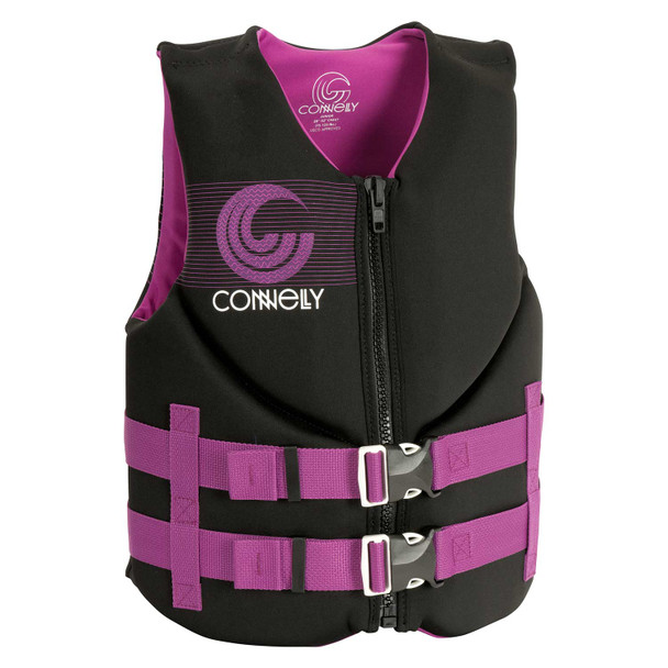 Connelly Junior Promo Neo CGA Girls Life Jacket - Front