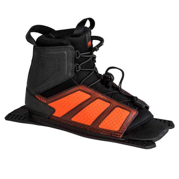 Radar Vector (Orange) Feather Frame Water Ski Binding
