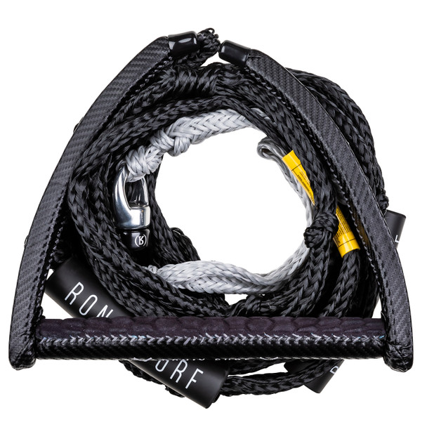 Ronix Spinner Carbon Wakesurf Rope w/ 10" Handle (Carbon)