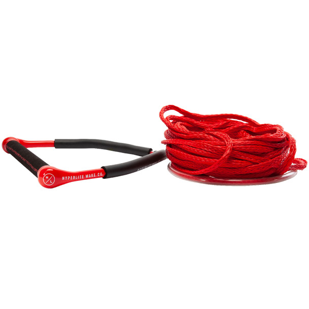Hyperlite CG w/ 60' Poly-E Line (Red) Wakeboard Rope & Handle Combo