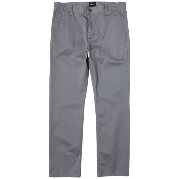 RVCA The Weekend Stretch Straight Fit Pant (Smoke)