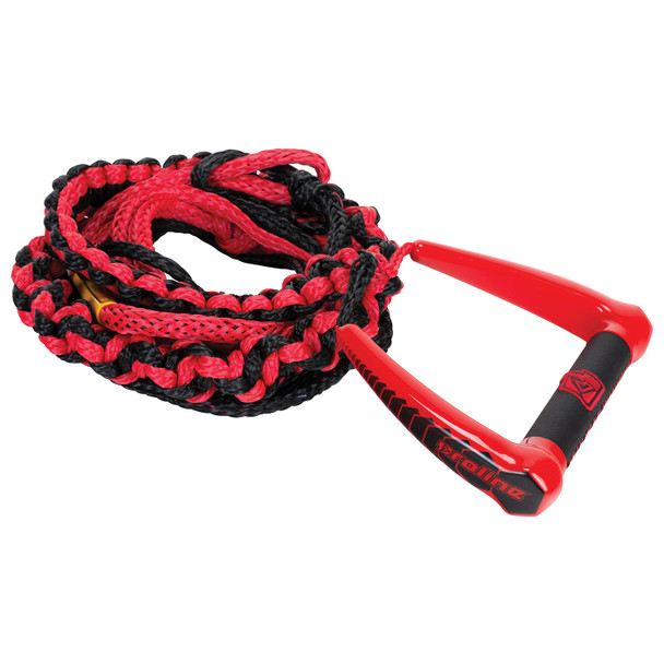 Proline 20' LG w/ Poly-E Air (Red) Wakesurf Rope & Handle Combo