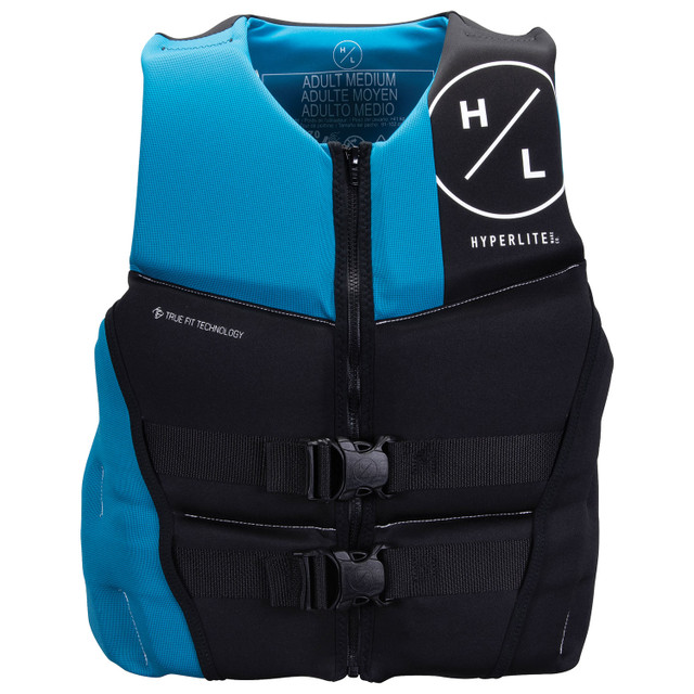 Hyperlite 2022 Prime (Blue/Black) CGA Life Jacket - Front