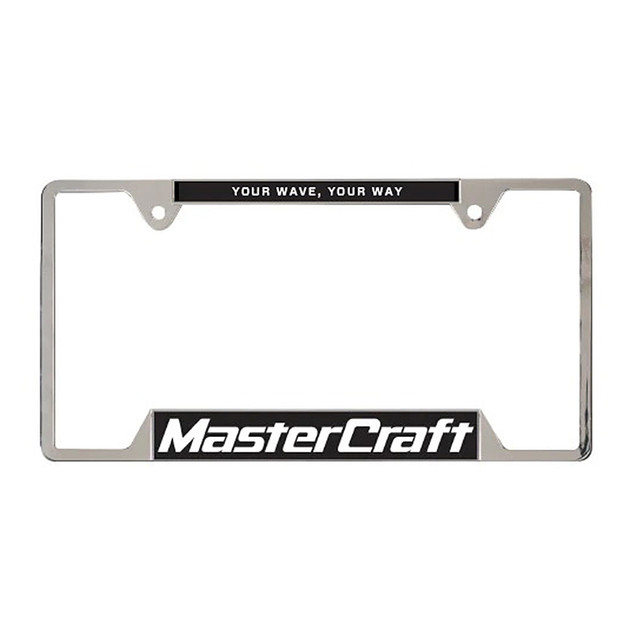 Mastercraft Classic Logo Aluminum License Plate Cover
