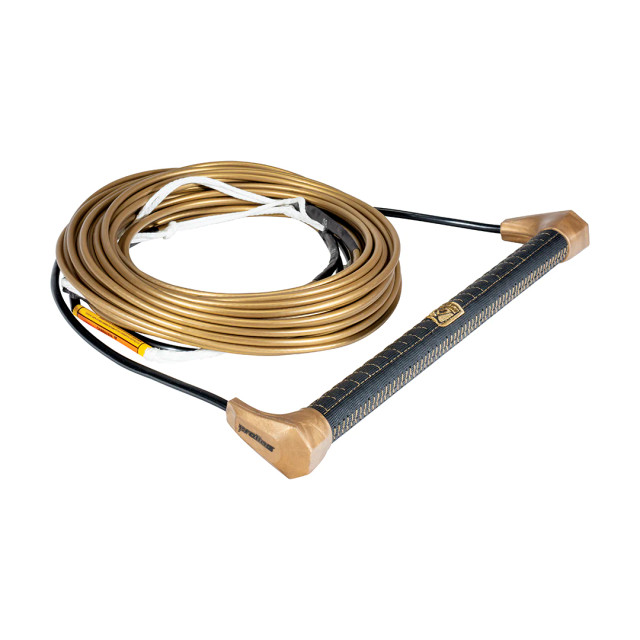 Proline 75ft LGS Suede Package w/ Dyneema Air Wakeboard Rope & Handle Combo - Gold