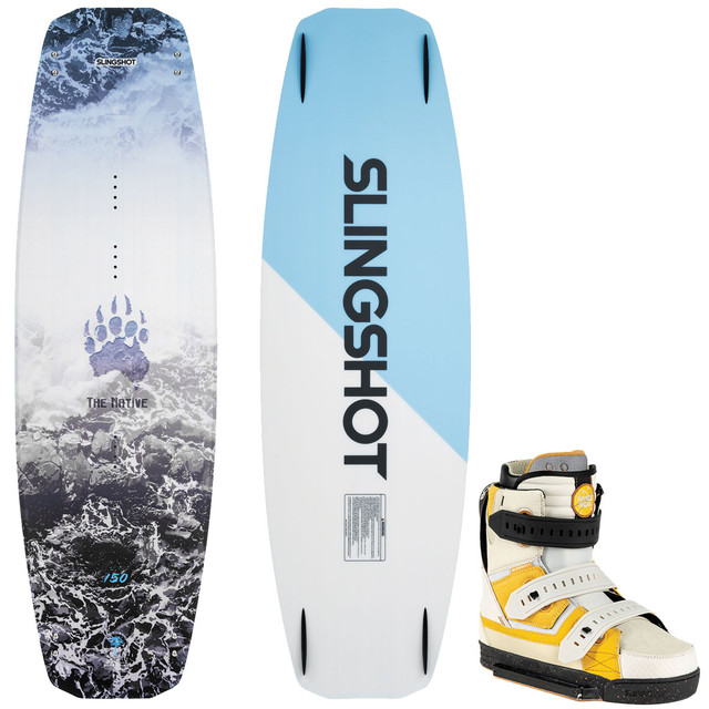 Slingshot Native Wakeboard Package w/ Space Mob Bindings 2023