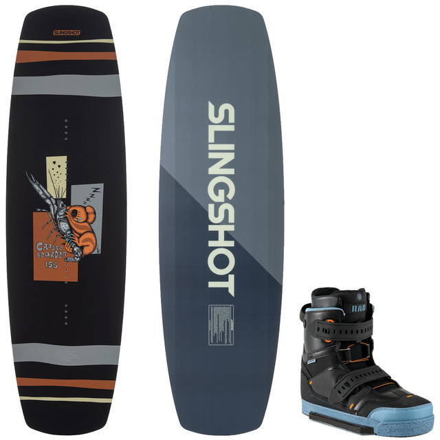 Slingshot Bearden 156cm Wakeboard Package w/ Rad Bindings 2023