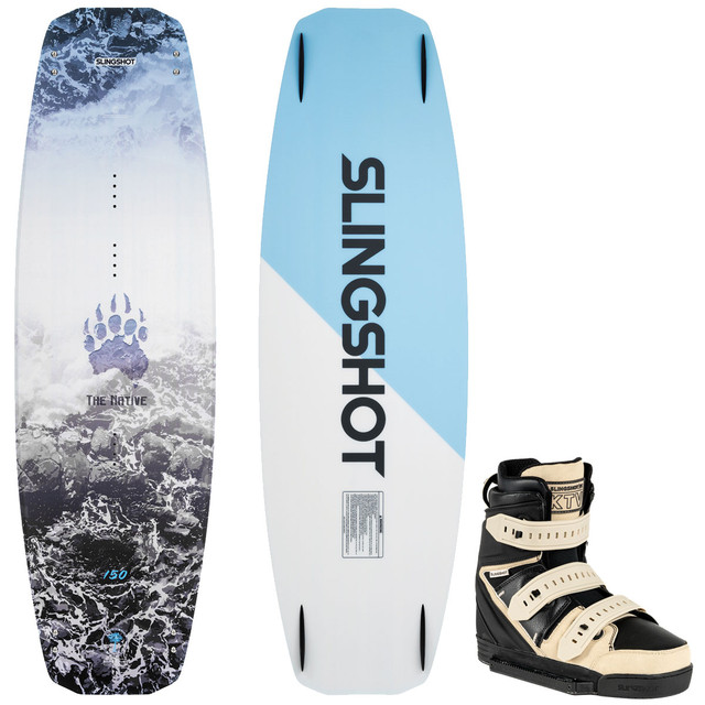 Slingshot Native Wakeboard Package w/ KTV Bindings 2023