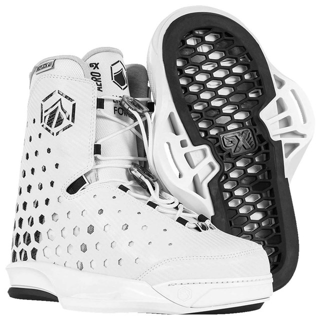 Liquid Force Aero 6X White Wakeboard Bindings 2022