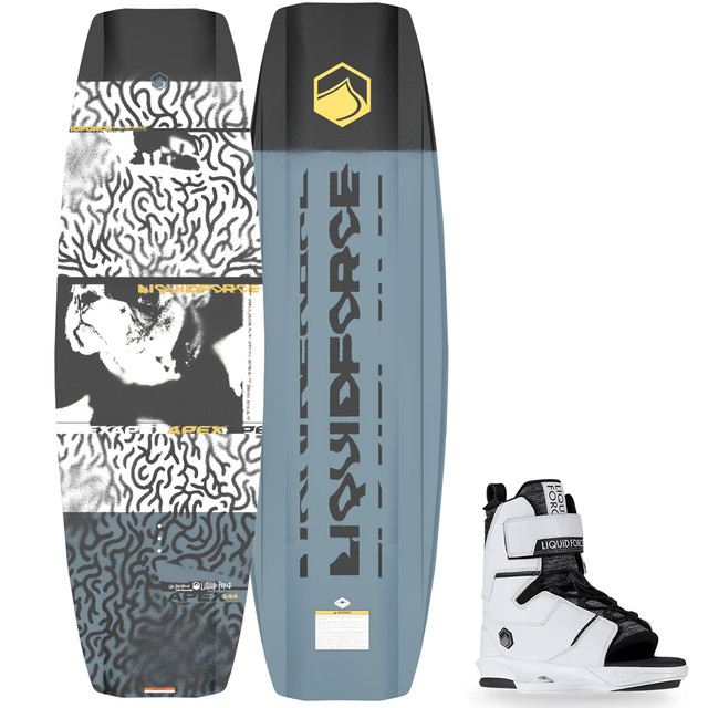 Liquid Force Apex Wakeboard Package w/ Scan 6X OT Bindings 2024