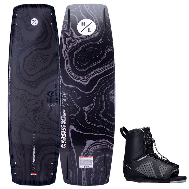 Hyperlite Cryptic Wakeboard Package w/ Team OT Bindings 2024