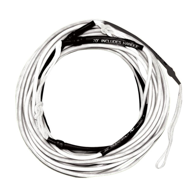 Hyperlite 70 Ft Silicone X-Line (White) Wakeboard Rope 2024