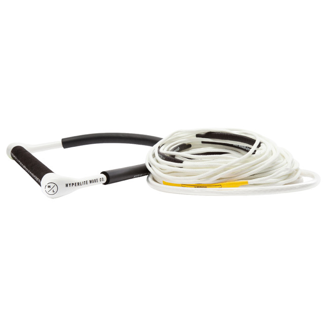 Hyperlite CG w/ 70' Fuse Line (White) Wakeboard Rope & Handle Combo