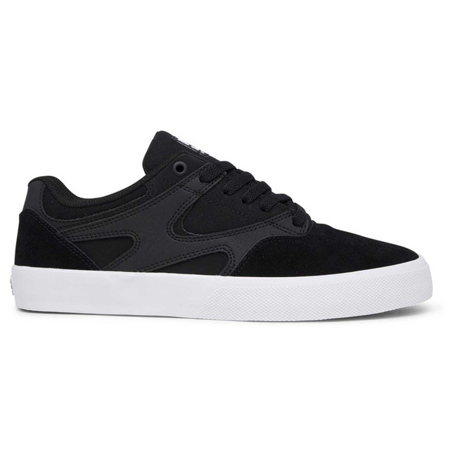 DC Kalis Vulc (Black/White) Men's Skate Shoes