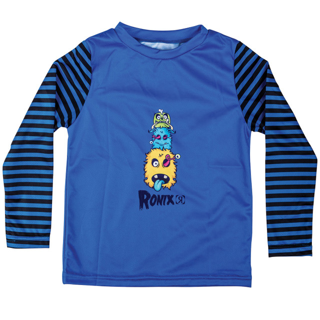 Ronix UV Shade/Wick Dry Boy's Long Sleeve Shirt (Blue)