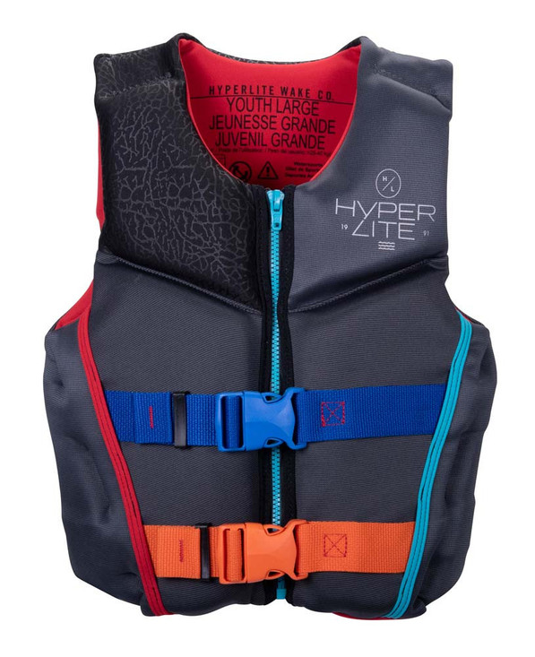 Hyperlite Boys Youth Indy Large Life Jacket - Front