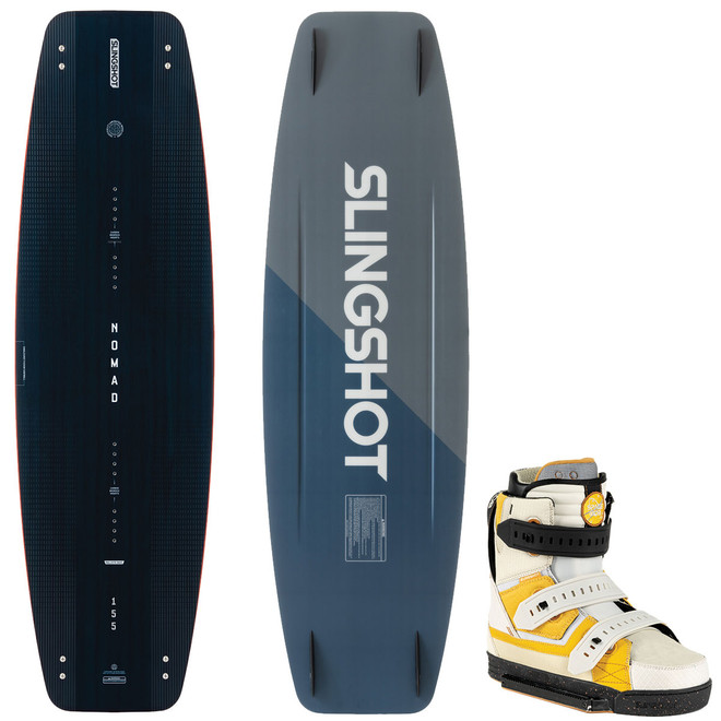 Slingshot Nomad Wakeboard Package w/ Space Mob Bindings 2023