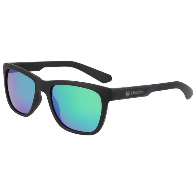 Dragon Bishop H2O Polarized Sunglasses (Matte Black H2O/LL Green Ion Polar)