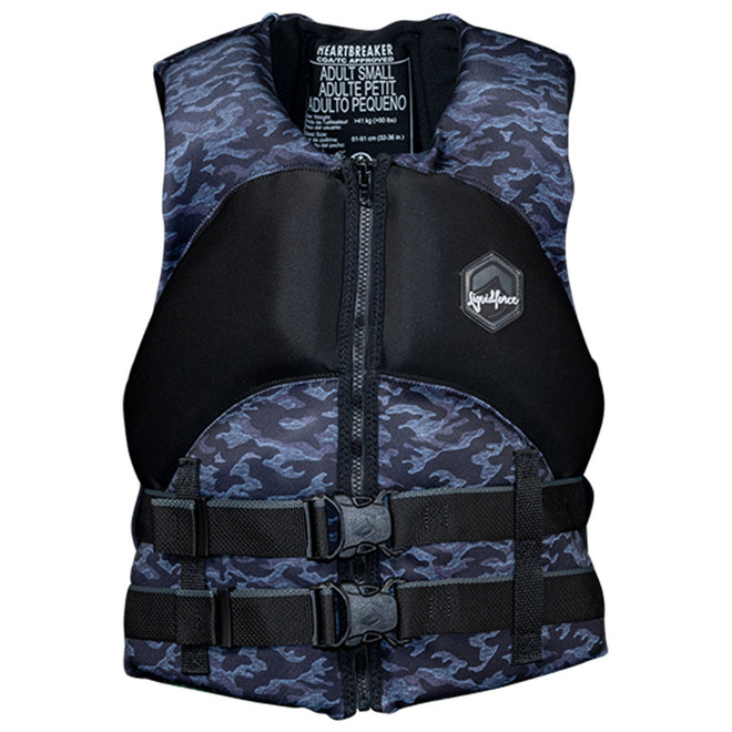 Liquid Force Heartbreaker CGA Women's Life Jacket (Black Camo) 2023