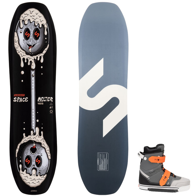 Slingshot Space Melter Wakeboard Package w/ Rad Bindings 2024