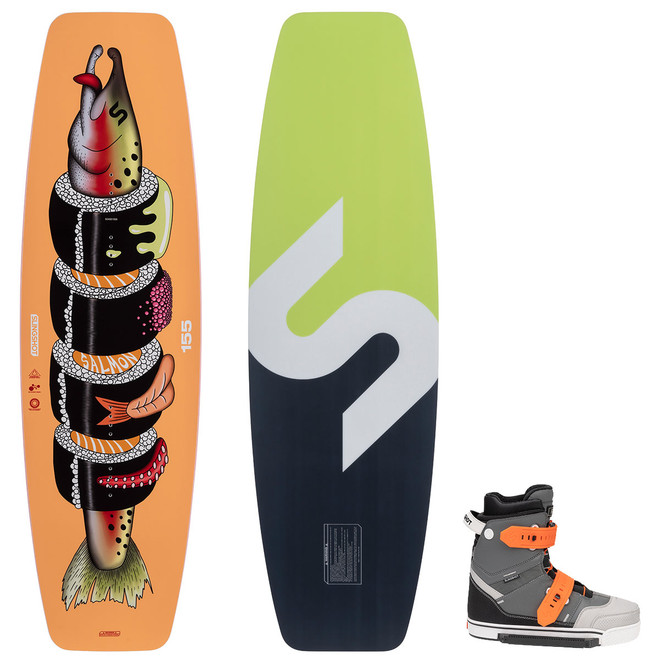 Slingshot Salmon Wakeboard Package w/ Rad Bindings 2024