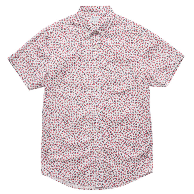 Catch Surf Alexis (White) Short Sleeve Button-Up