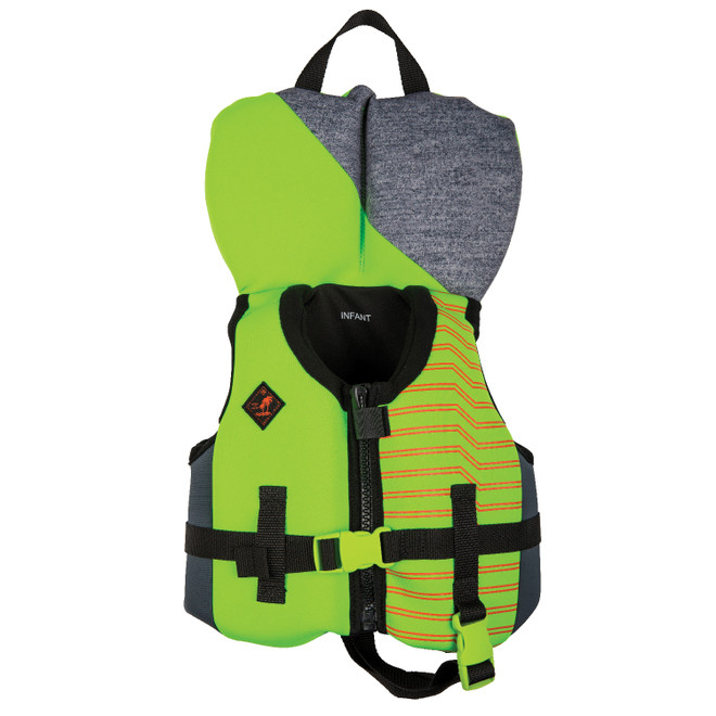 Ronix Vision Boy's (Lime/Heather) Infant/Toddler CGA Life Jacket Up To 30LBS