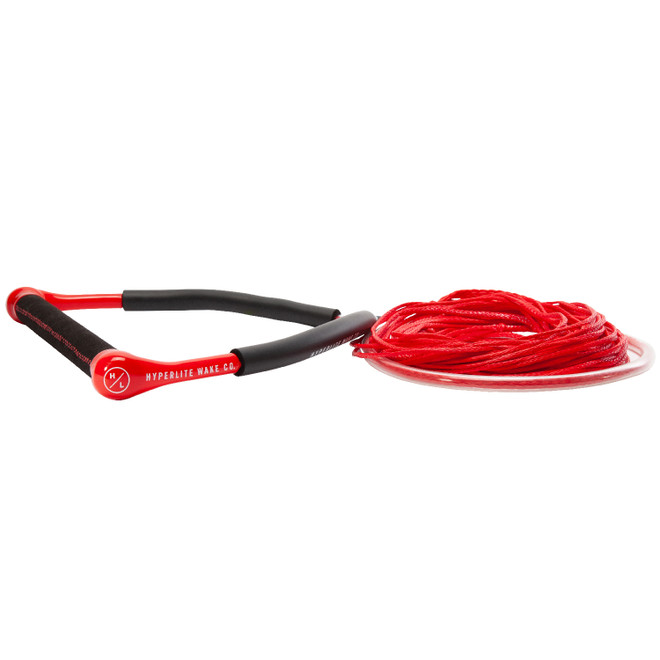 Hyperlite CG w/ 65' Maxim Line (Red) Wakeboard Rope & Handle Combo