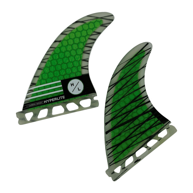 Hyperlite 4.5" Riot Carbon Surf Fin Kit-Pair