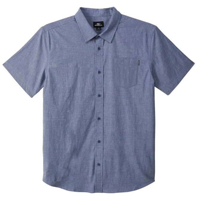 O'Neill Service (Dust Blue) Short Sleeve Button-Up