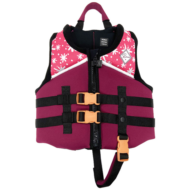 Ronix Laguna (Plum) Girl's Child CGA Life Jacket 30-50 LBS