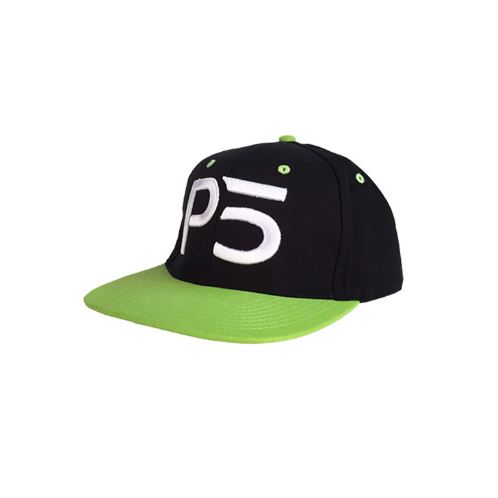 Flatbill Snapback Hat - Lime