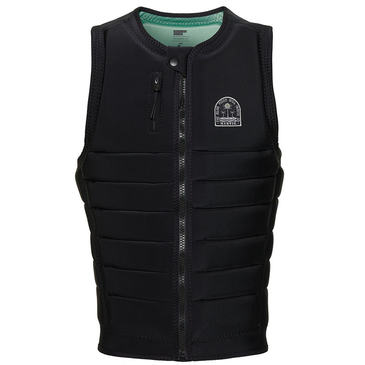 2022 Mystic Check Out Impact Vest Front Zip (Black) 1