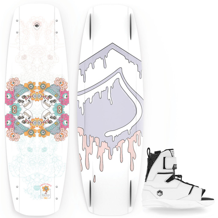 Liquid Force 2023 Vamp Women's Cable Wakeboard with Scan OT 6X Bindings