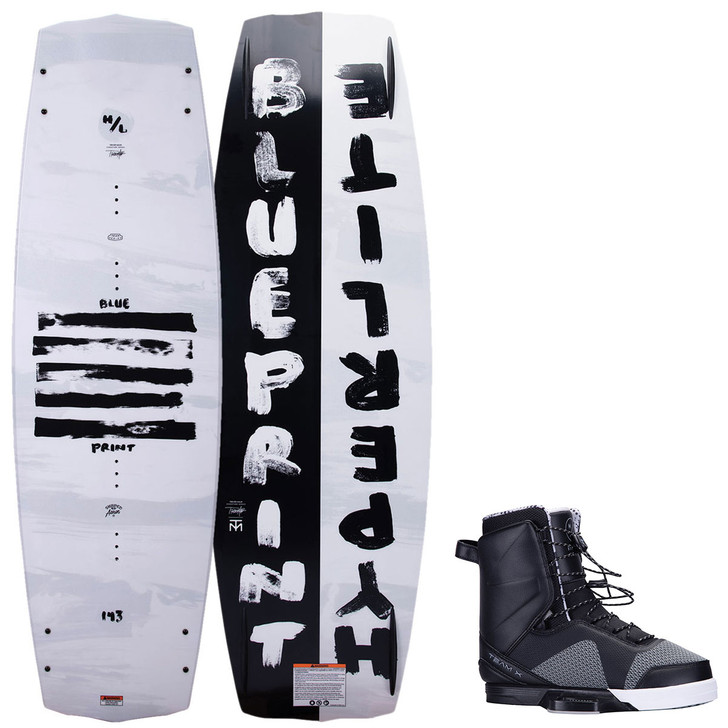 Hyperlite 2023 Blueprint Wakeboard & Team X Binding Package