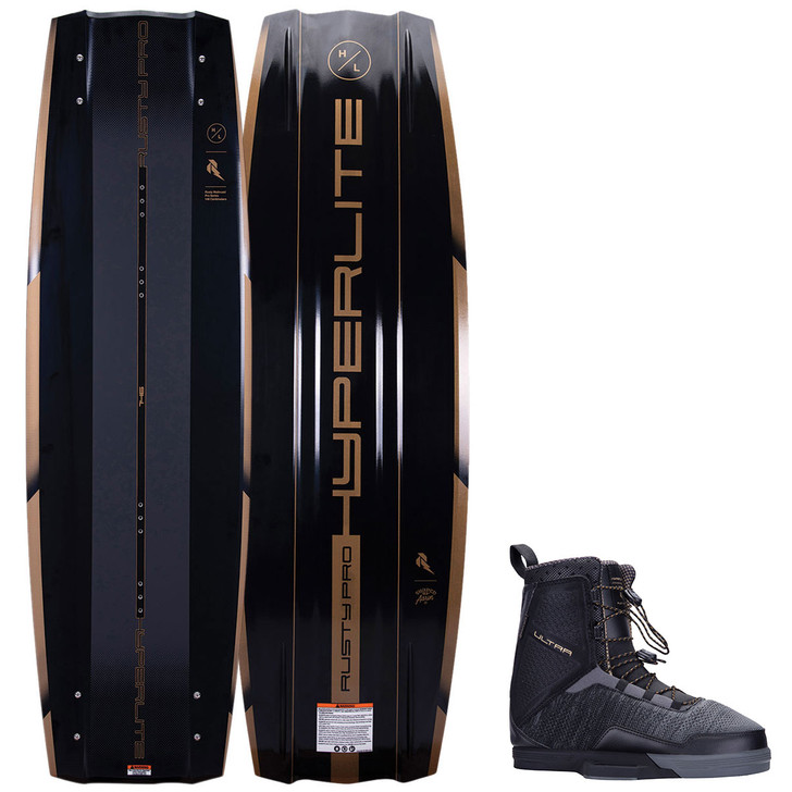 Hyperlite 2023 Rusty Pro Wakeboard Package with Ultra Bindings