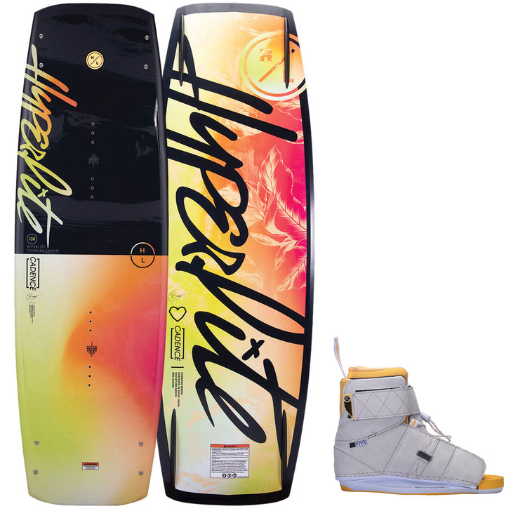 Hyperlite 2023 Cadence Women's Wakeboard Package with Viva Bindings