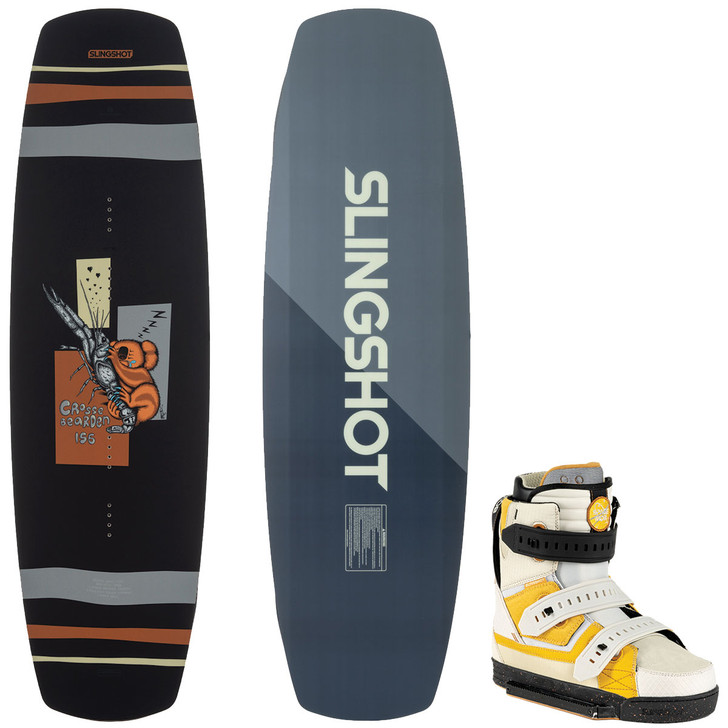 Slingshot Bearden 156cm Wakeboard Package w/ Space Mob Bindings 2023