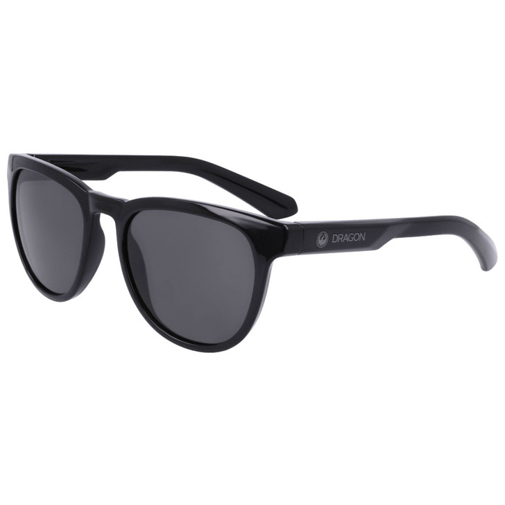 Dragon Kaj Sunglasses (Shiny Black/LL Smoke)