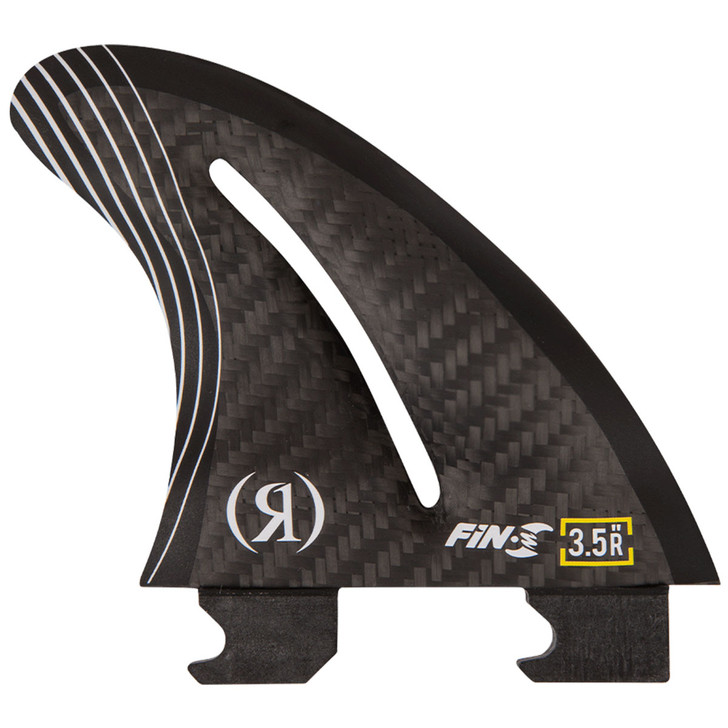 Ronix 3.5 in. Fin-S 2.0 Flo Thru Right Surf Fin (Carbon)