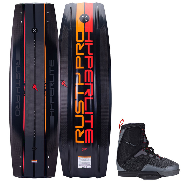 Hyperlite Rusty Pro Wakeboard Package w/ Ultra Bindings 2024