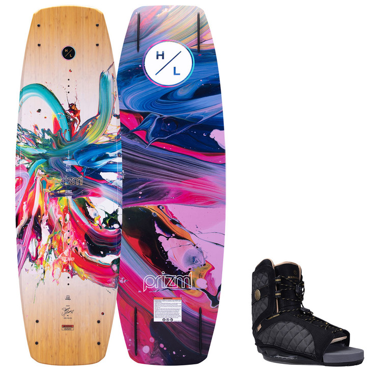 Hyperlite Prizm Women's Wakeboard Package w/ Syn OT Bindings 2024