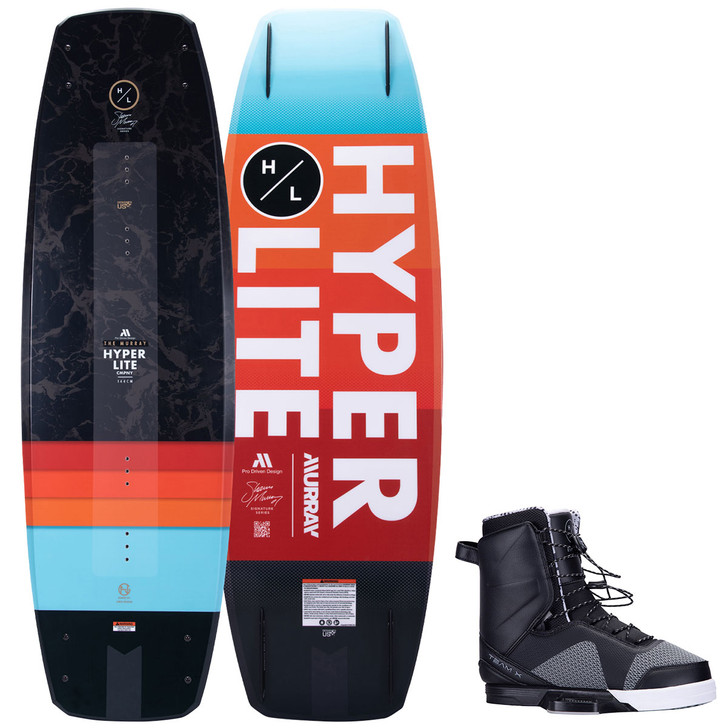 Hyperlite Murray Pro Wakeboard Package w/ Team X Bindings 2024