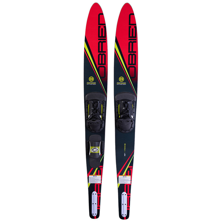 O'Brien Performer Combo Waterskis 68" (Red) w/ Z-8 RT STD 2024